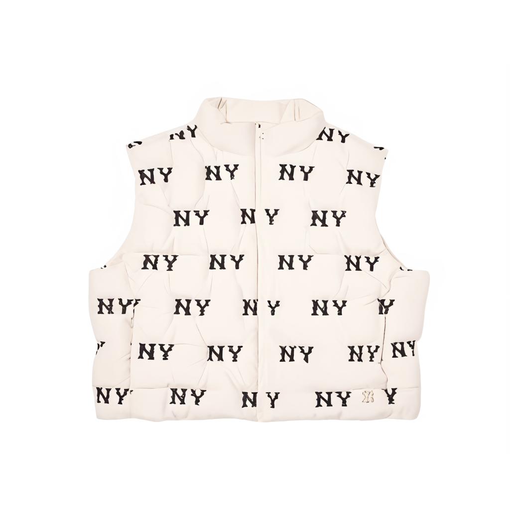 MLB New York Yankees Vest Unisex Dark Cream 3ADVG0146-50CRD XS