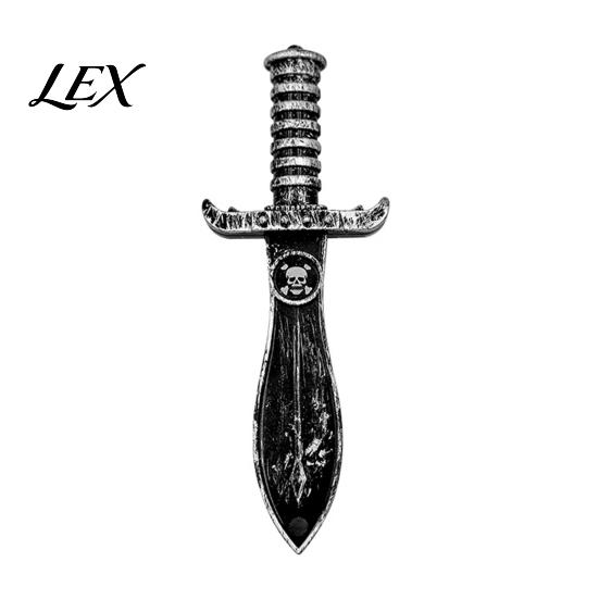 Theme Party Supplies Halloween Plastic Fake Knife, Retro Pirate Weapon Prop, Cosplay for Children Costume Party, Stage Performance Role Play Props