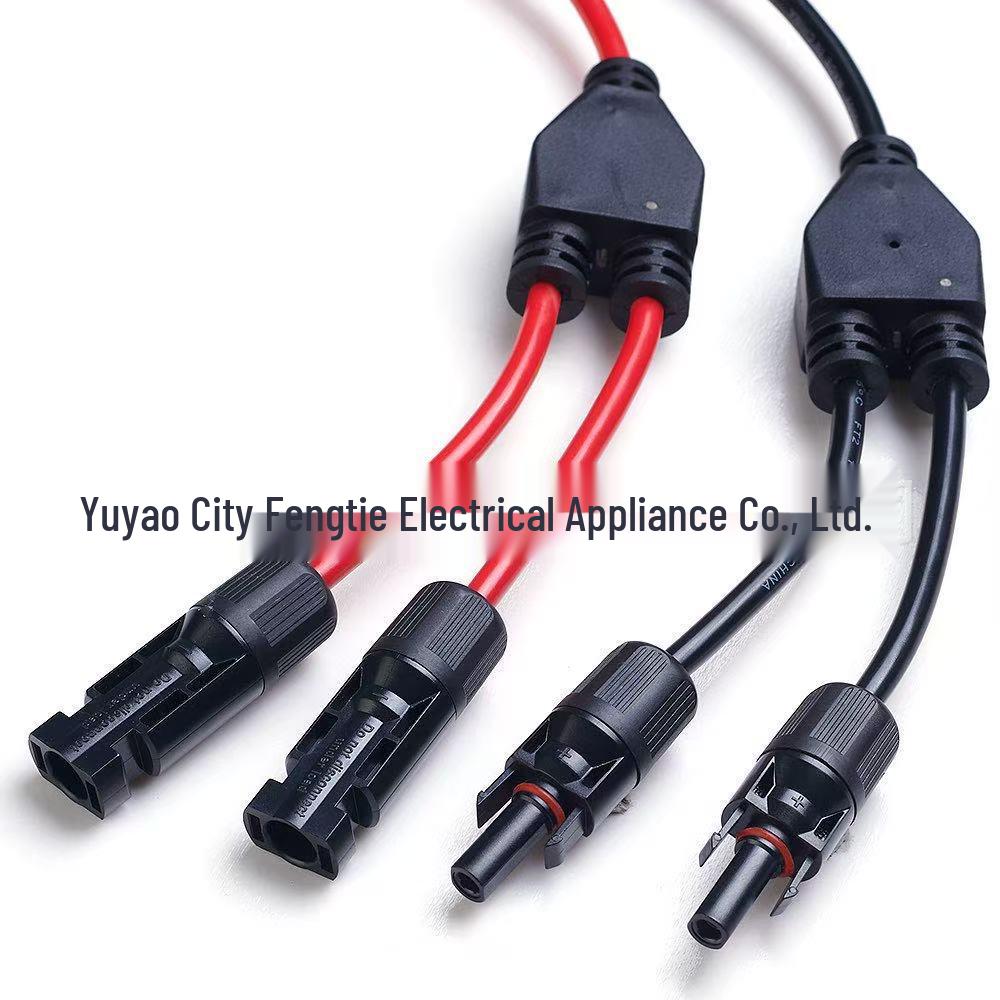 37cm 10AWG Dual Solar Panel Charging Cable Connector