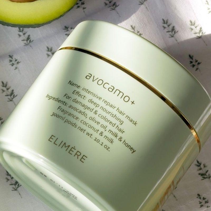ELIMERE [2-pack] Avocado Hair Pack Large Capacity 300ml