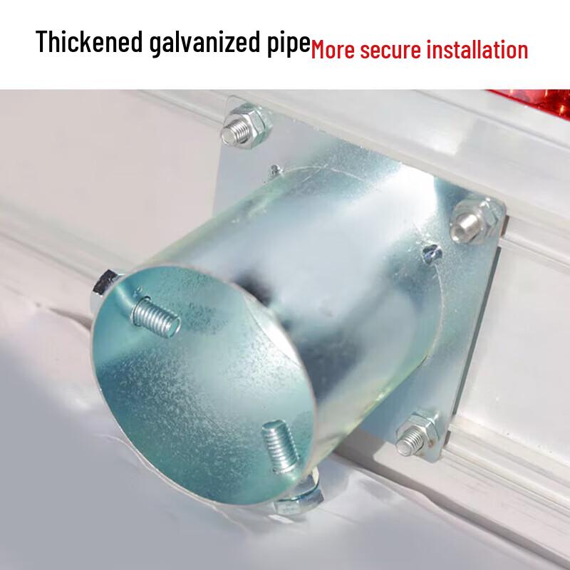 Quxing Solar LED Red Blue Strobe Signal Light for Municipal Road Construction