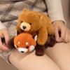 18Cm Cute Table Companion Plush Toys Lovely Piggy Raccoon Fox Husky Bear Plushie Doll Adorable Gift For Kids Girlfriend