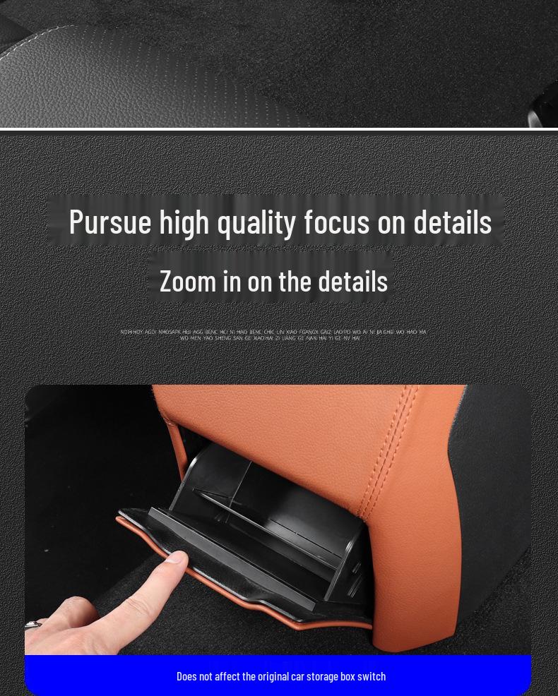 Mercedes-Benz GLC260L/GLC300 Mittelkonsolen-Schutzpanel - Kratzfestes Innenraum-Add-On.