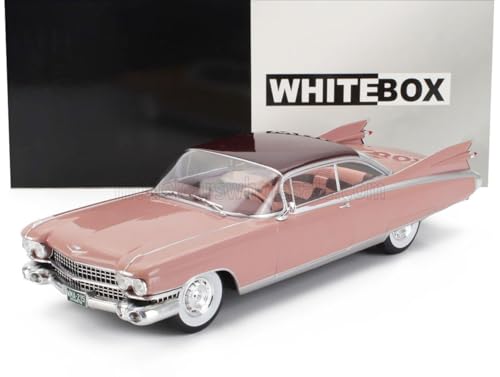 

WHITEBOX 1/24 Scale Cadillac Eldorado Diecast Car, 1959 (Light Pink), WB124235 [Parallel Import]