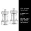 Cole & Mason Hoxton Salt and Pepper Mill Gift Set, Luxury Design, British Brand