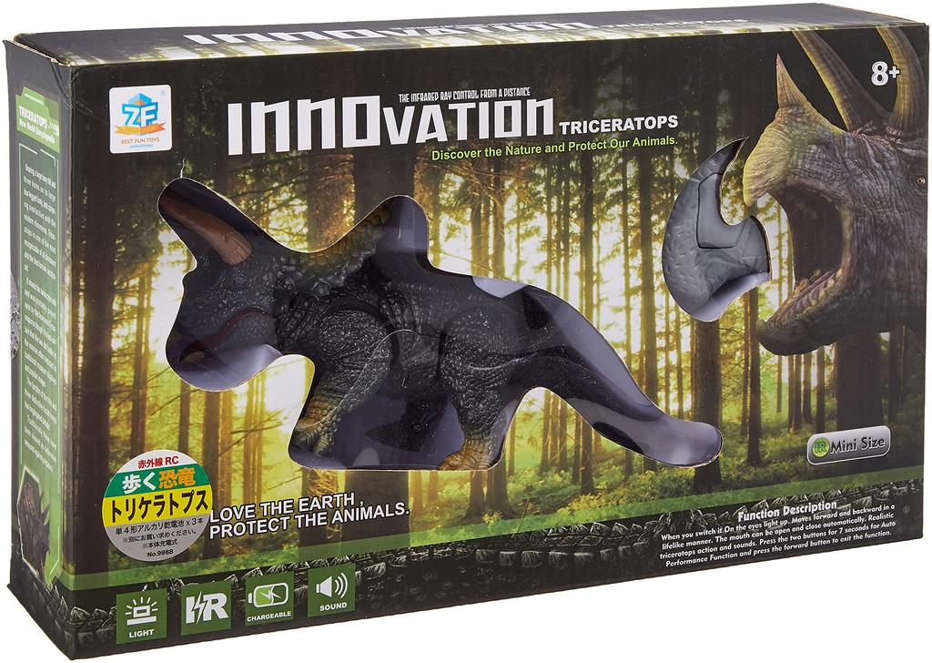 Doyusha IRC Infrared Walking Dinosaur Triceratops Electric Infrared Control 9988