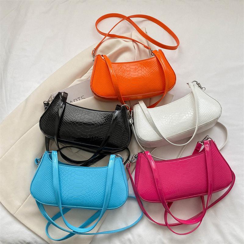 Women's Shoulder Bag 2023 Spring New Arrival Chic Color Block Casual Commuter Crossbody Bag