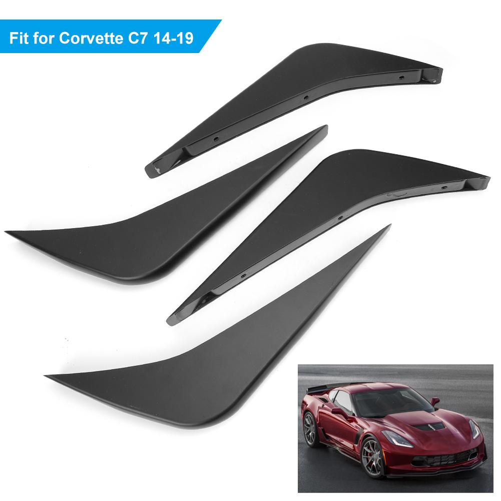 Heckstoßstangen-Spoiler-Panel Auto-Luftdiffusor-Finne Bodykit Autoumbau Passend für Corvette C7 1419