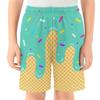 Summer Boys Printed Color Shorts