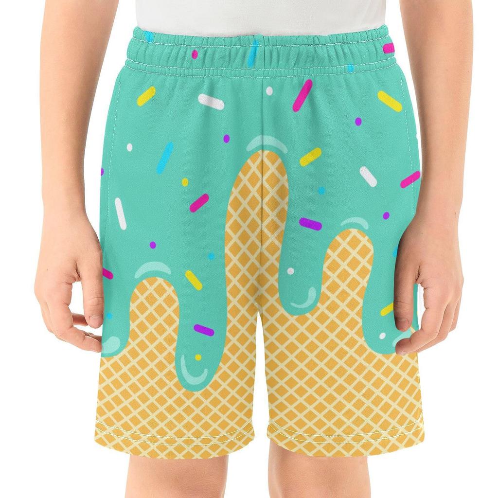 Summer Boys Printed Color Shorts