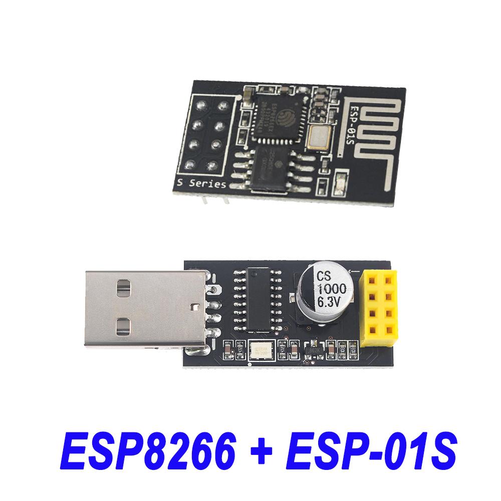 ESP01 Programmer Adapter ESP-01S Adaptaterr ESP8266 CH340G USB to ESP8266 Serial Wireless Wifi Developent Board Module
