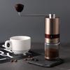 VKCHEF Portable Coffee Grinder with Stainless Steel Mortar and Metal Blades, Grinds Coffee Beans, 6-Degree Adjustment, Compact, Rapid Grind,