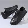 Men's German Training Shoes - 2025 Autumn Collection: Genuine Leather, Versatile & Fashionable White Casual Sneakers