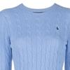 Polo Ralph Lauren Logo Embroidered Crew Neck Sweater Women sweater Blue 211910421-004