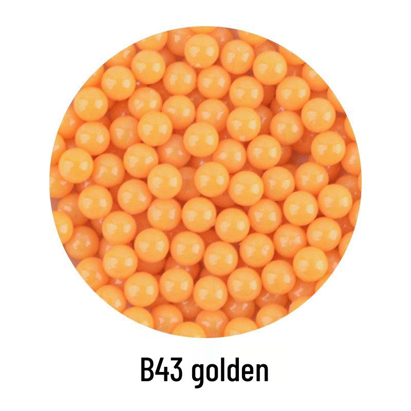 Şeker Rengi Plastik Boncuklar: Çocuk DIY Takıları, El Sanatları ve Oyuncak Tabanca Mermileri İçin Deliksiz Yuvarlak Zıplayan Toplar.