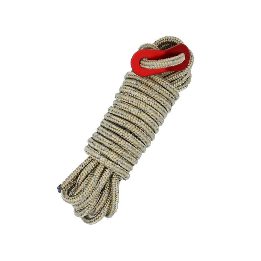 4m Reflective Windproof Tent Rope with Adjuster for Outdoor Camping