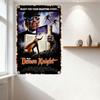 Tales from the Crypt Presenterar: Demonriddare Vintage Metallplåtskylt Skräckfilmsaffisch Sliten Gotisk Väggplakett för Hem Ba