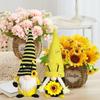 Bee Festival Sunflower Gnome Ornaments - Faceless Rudolph Doll Decor