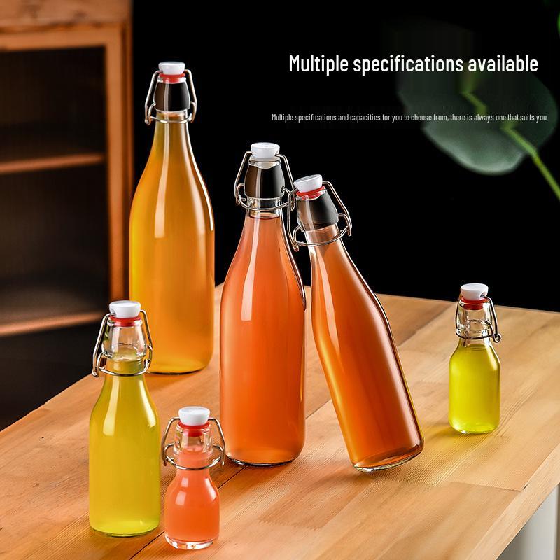Home Brew Buckle Bottle for Fruit Wine, Juice, Grain Liquor, and Enzymes