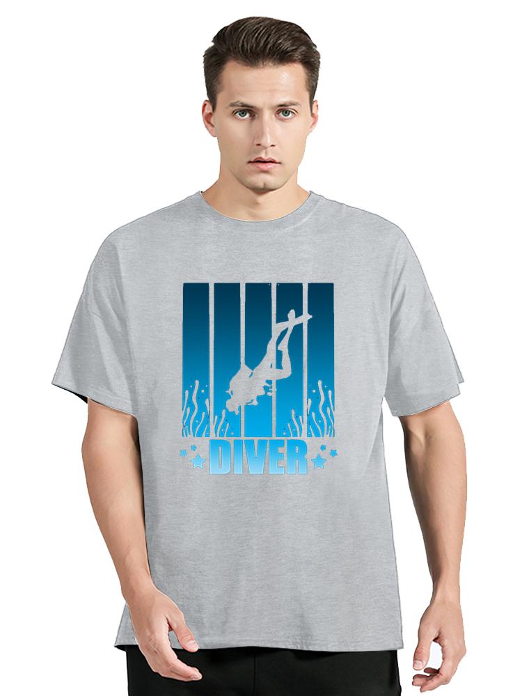 Scuba Dive T-Shirt Summer Fashion Casual Graphic Cotton T Shirt Clothing Oversized Unisex Fitness tshirt Tops Tees