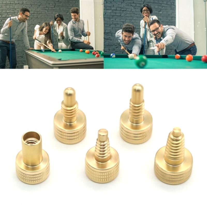 Solid Brasses Weight Screw Professional Billiard Pool Cue Extension Screws Universals Snooker Cue Accessories