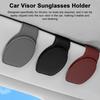 Car Glasses Holder Magnetic Sunglasses Clip Wear Resistant Easy Installation Multipurpose Sun Visor Glasses Holder Clip