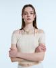 LARTIGENT L11 Cable Off Shoulder Knit(Cream)