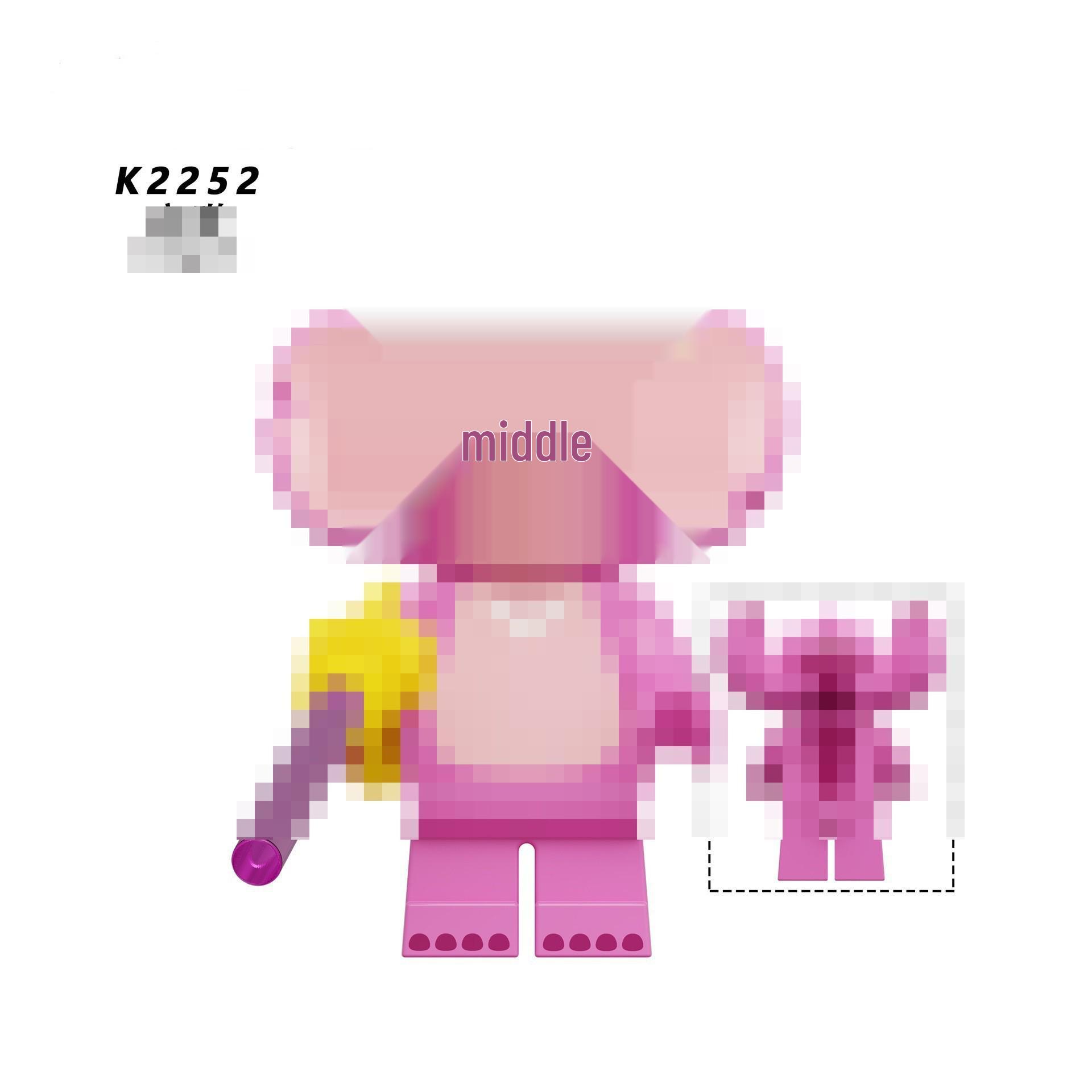 Kexi KDL839 Little Di Series Building Blocks Figure Toy, Bagged (K2252-2254)