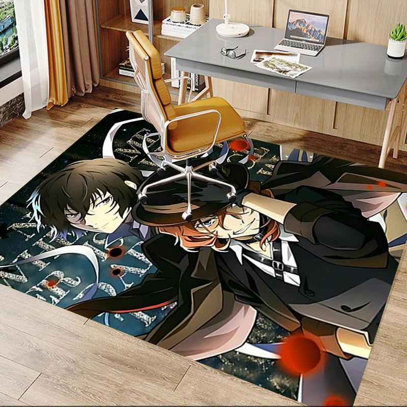 Dazai Osamu Nakahara Chuya Carpet For Playroom Bedroom Living Room Sofa Home Decor Kids Game Area Rug Nonslip Floor Mat