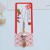 Cartoon Maneki Neko Pendant Car Keyring Phone Strap Ornaments Fashion Lucky Cat Keychain  Gifts
