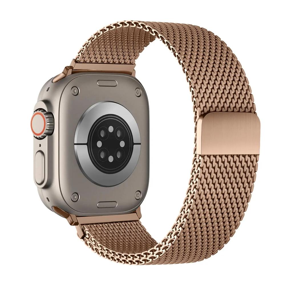Kovový řemínek pro Apple Watch Ultra 3 pásek 49mm 46mm 44mm 45mm 42mm 41mm 40mm 38mm Milánský smyčkový pásek Náramek correas iWatch Řada 11 10 9 8 7 6 5