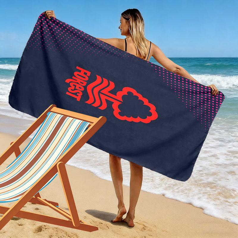 Nottingham Forest F.C Beach Towel, Large Soft Quick Dry Towel for Beach Camping Swimming