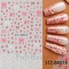Nail Art Stickers, French Summer Ocean Flowers, Turtles, Starfish Stickers, Adhesive Nail Art Stickers