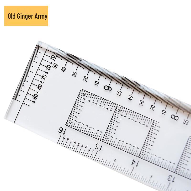 High-Precision 1:50,000 Latitude & Longitude Coordinate Ruler