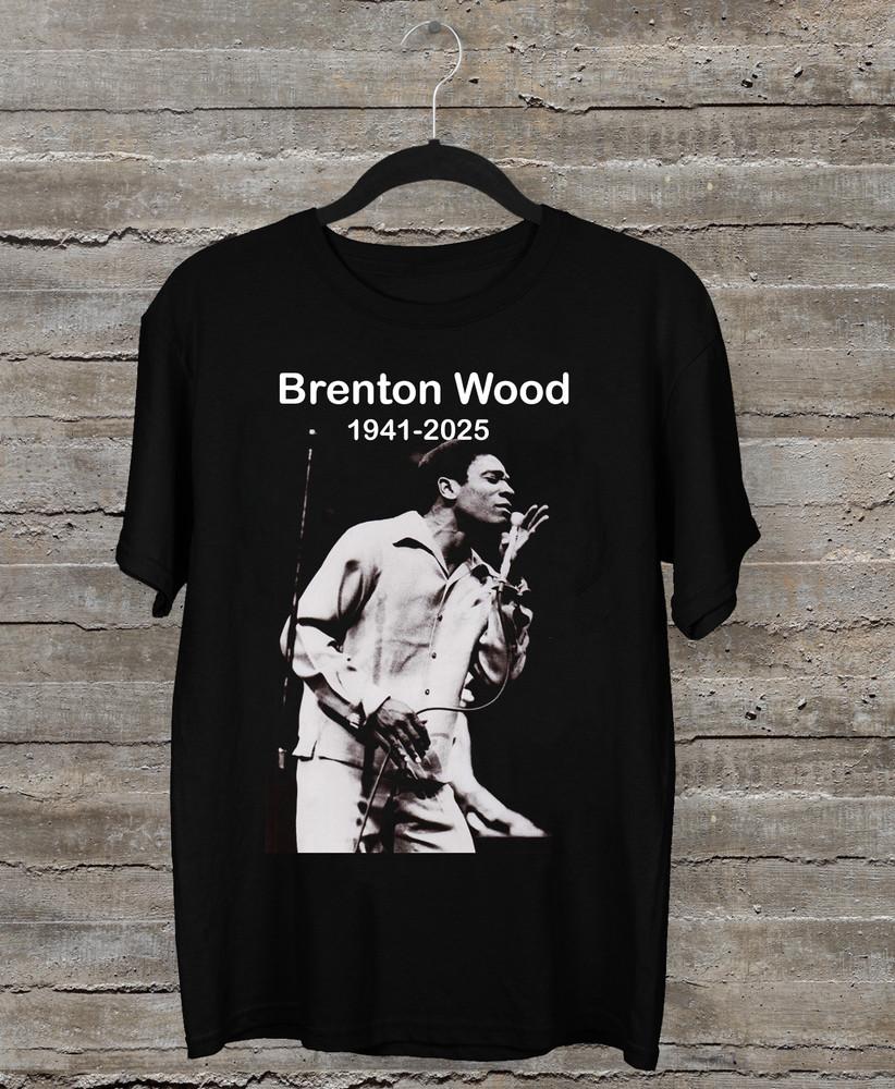Remembering Brenton Wood 1941-2025 Short Sleeve Black All Size Shirt Unisex T-Shirt XXXXL