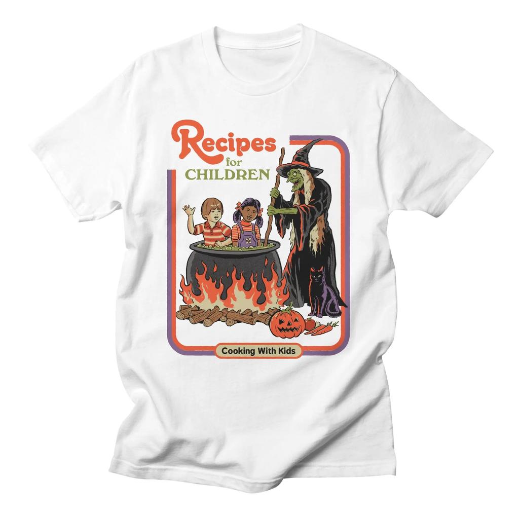 Satan Demon TShirt Scary Devil Aliens Vintage T-Shirt Women Unisex Classic Scary Cartoon Graphic Tops Oversized Harajuku Ropa Mujer