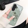 Transparent Eucalyptus Leaf Print Phone Case Suitable for Galaxy S26 S25 S24 S23 Ultra  S22 Ultra S20 Ultra 56 A72 A73 5G