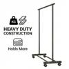 Simple Coat Rack, Movable Clothes Drying Rack, Freestanding Indoor Room Hanging Rack, Household Bedroom Clothes Storage Rack