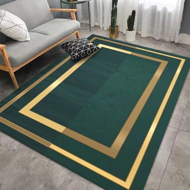 Modern Minimalist Cross-Border Carpet: Rectangular Rug for Living Room, Coffee Table, Bedroom, or Bedside.