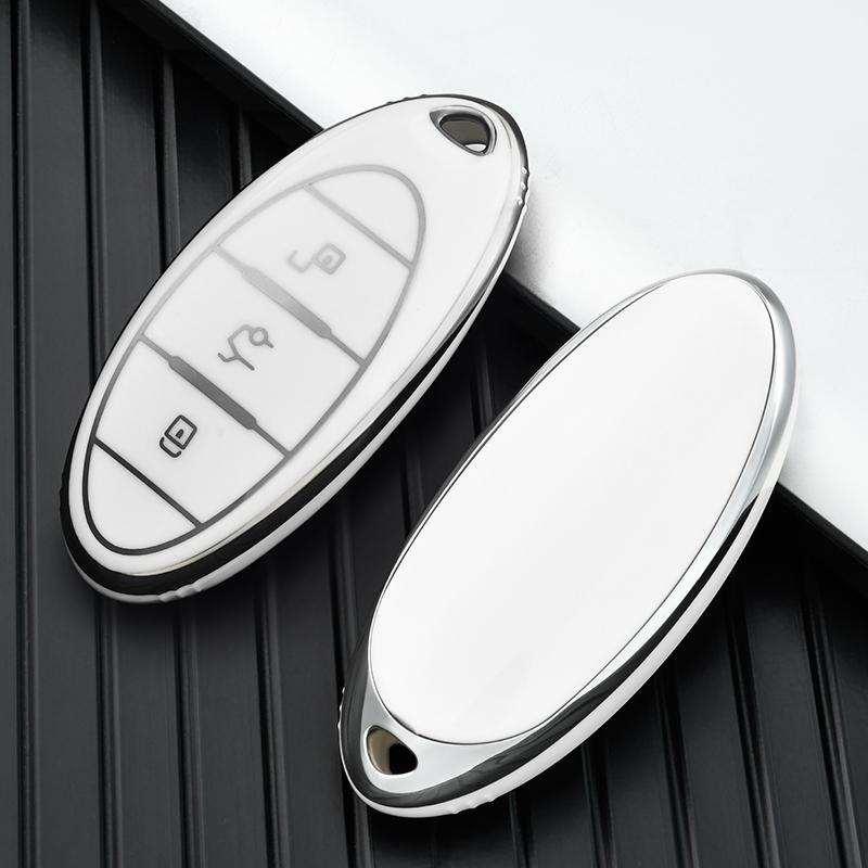 For FAW Besturn TPU Car Key Cover T77 Pro B70 T99 T55 T33 Auto Accessories Smart Remote Fobs Key Case Protector Keychain Holder