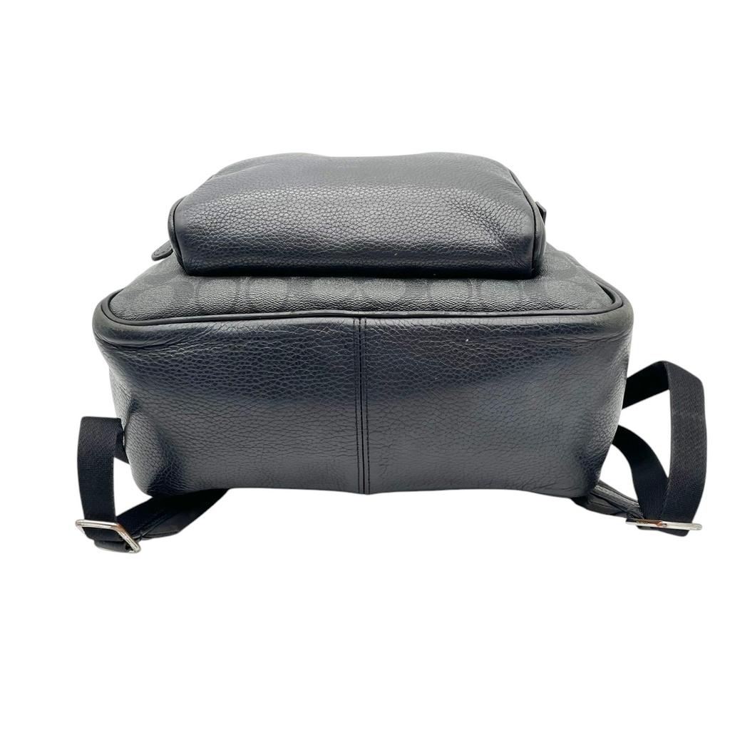 Used COACH Backpack Court Court BackpackBackpack Â· Daypack gray/black PVC coated canvas/leather Women