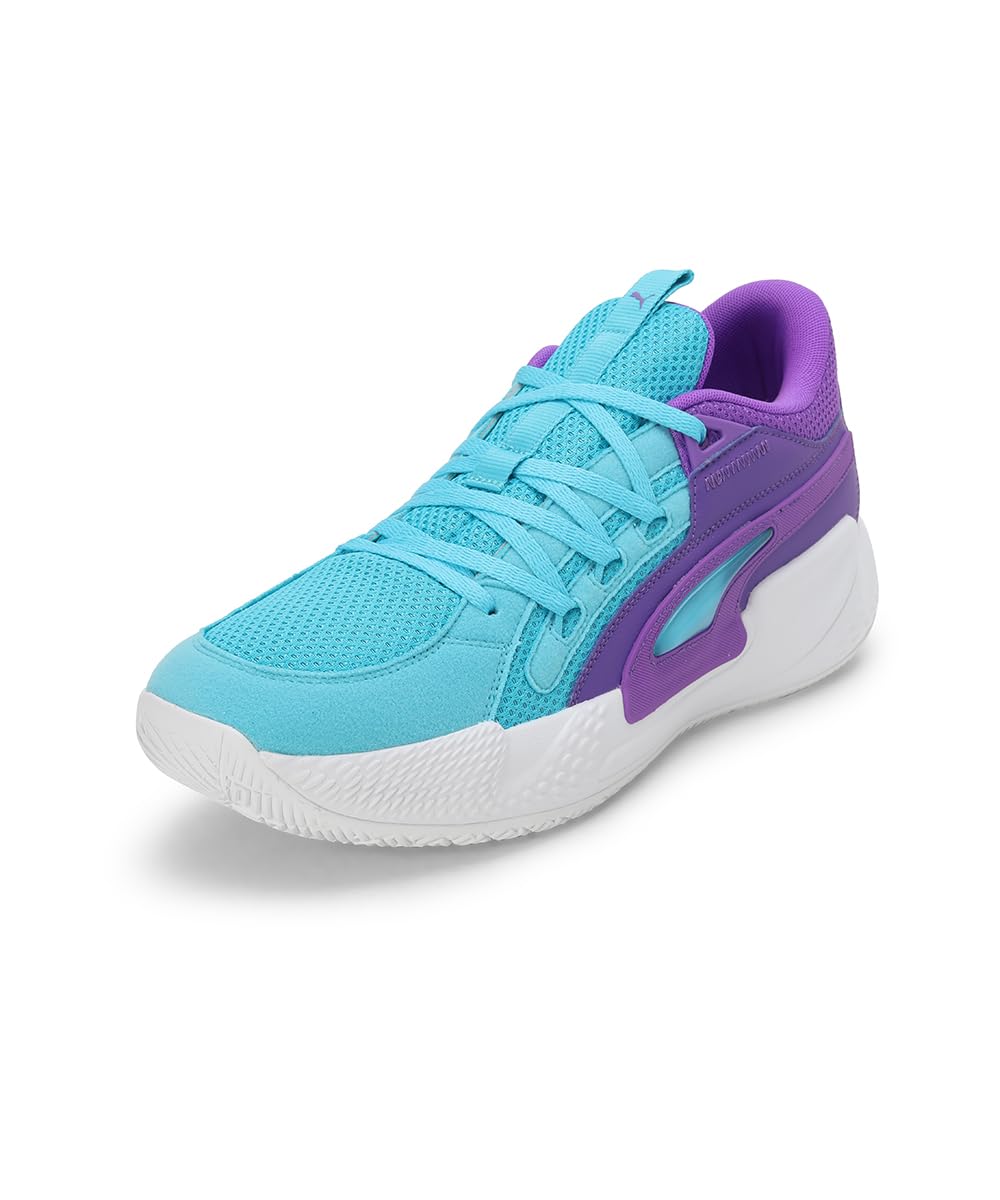 

Basketball Shoes Bash Athletic Shoes Basketball Coat and Rider CHAOS Team 379013 Purple Aqua White cm [PUMA] Men s Glimmer/Bright (06) 26.5