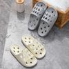 Couple Bathroom Slippers Summer Non-slip Home Indoor Bathing Sandals Hollow Soft Sole Leaking Household Shoes