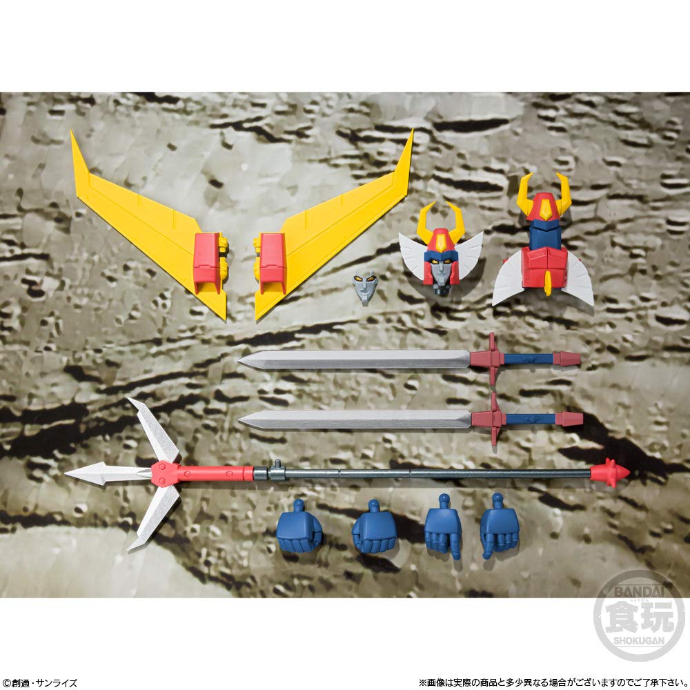 Super Minipla Invincible Robot Trider G7 Candy Robot Trider (3 pieces) Toys/Gum (Invincible G7)