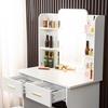 Nyana Home LED Mirror Makeup Vanity with Stool 76x130cm