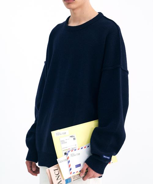 STAFFONLY Steady Reverse Knit (Navy)