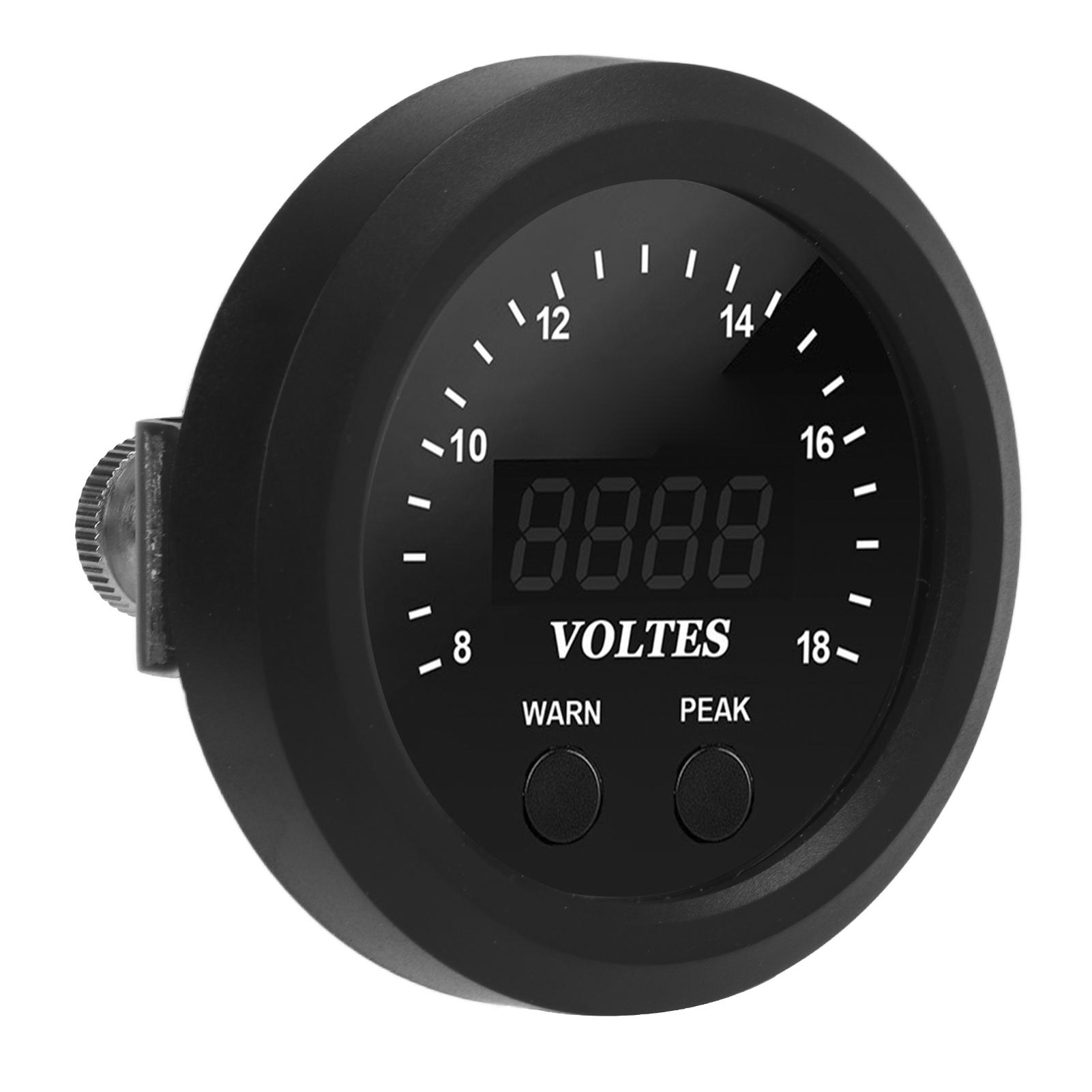 

Вольтметр Датчик Розумний Інтерфейс Стабільна Робота Зменшення Вібрації Універсальний Вимірювач Напруги для Модифікації Автомобіля 12В