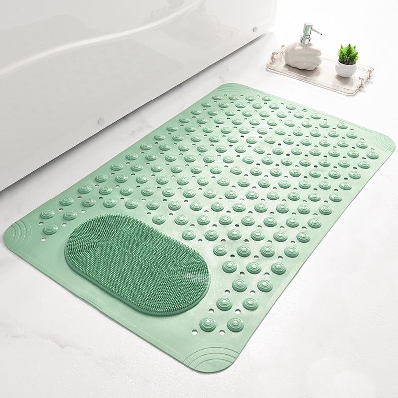 Bathroom Anti Slip Floor Mat PVC Massage Toilet Shower Room Anti Fall Suction Cup Bathtub Mat Toilet Shower Floor Mat