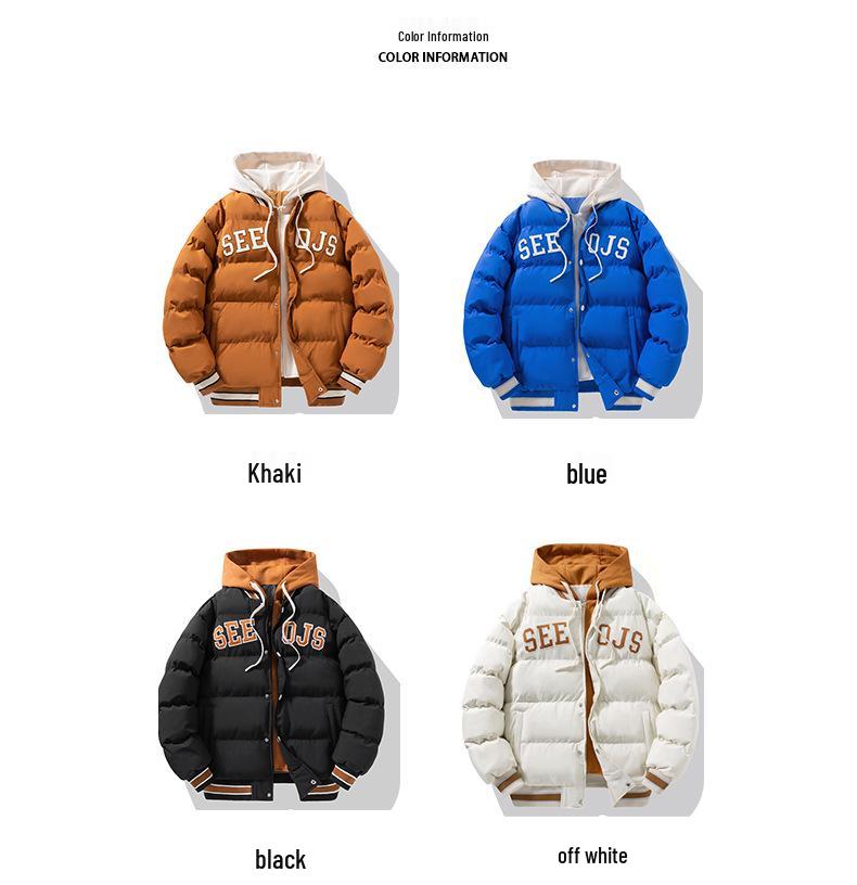 Men's 2023 Trendy Hooded Down Jacket – Stylish, Warm, Thick Winter Wear