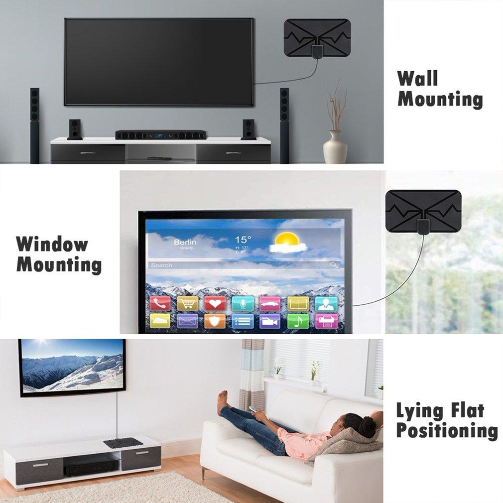 3600 Miles Indoor Digital TV Antenna 1080P HDTV Antennas Aerial DVB-T2 Local Channel Broadcast Receiver Support 4K UHD Wholesale